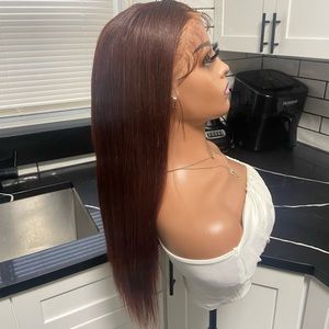Human hair lace front wig - 26” in length: Peruvian unit